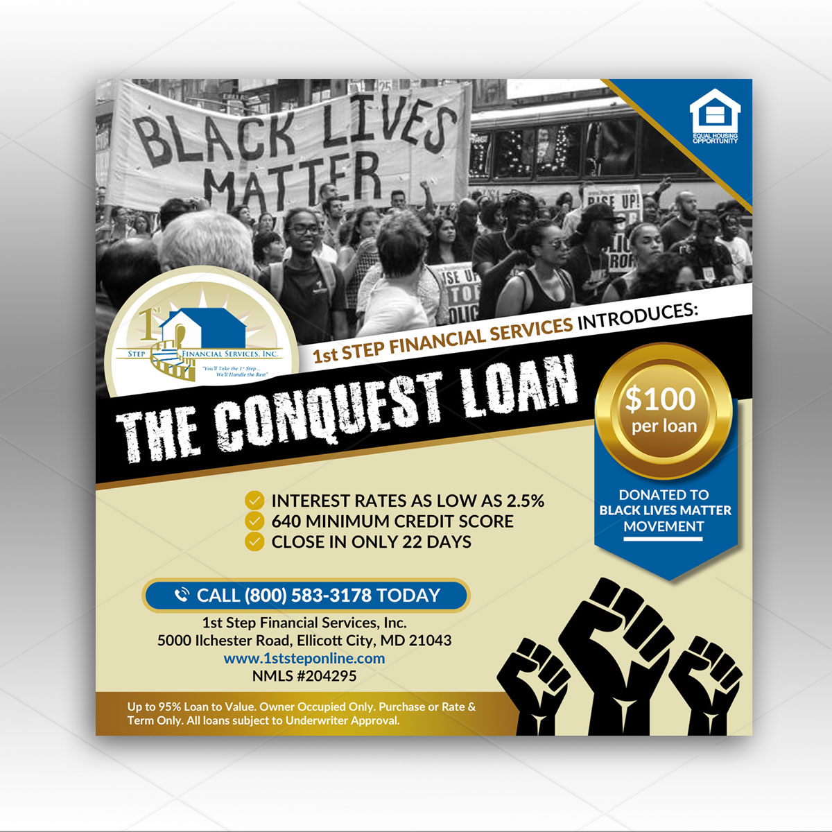 Flyer-Design von DA. für 1st Step Financial Services, Inc. | Design #24716289