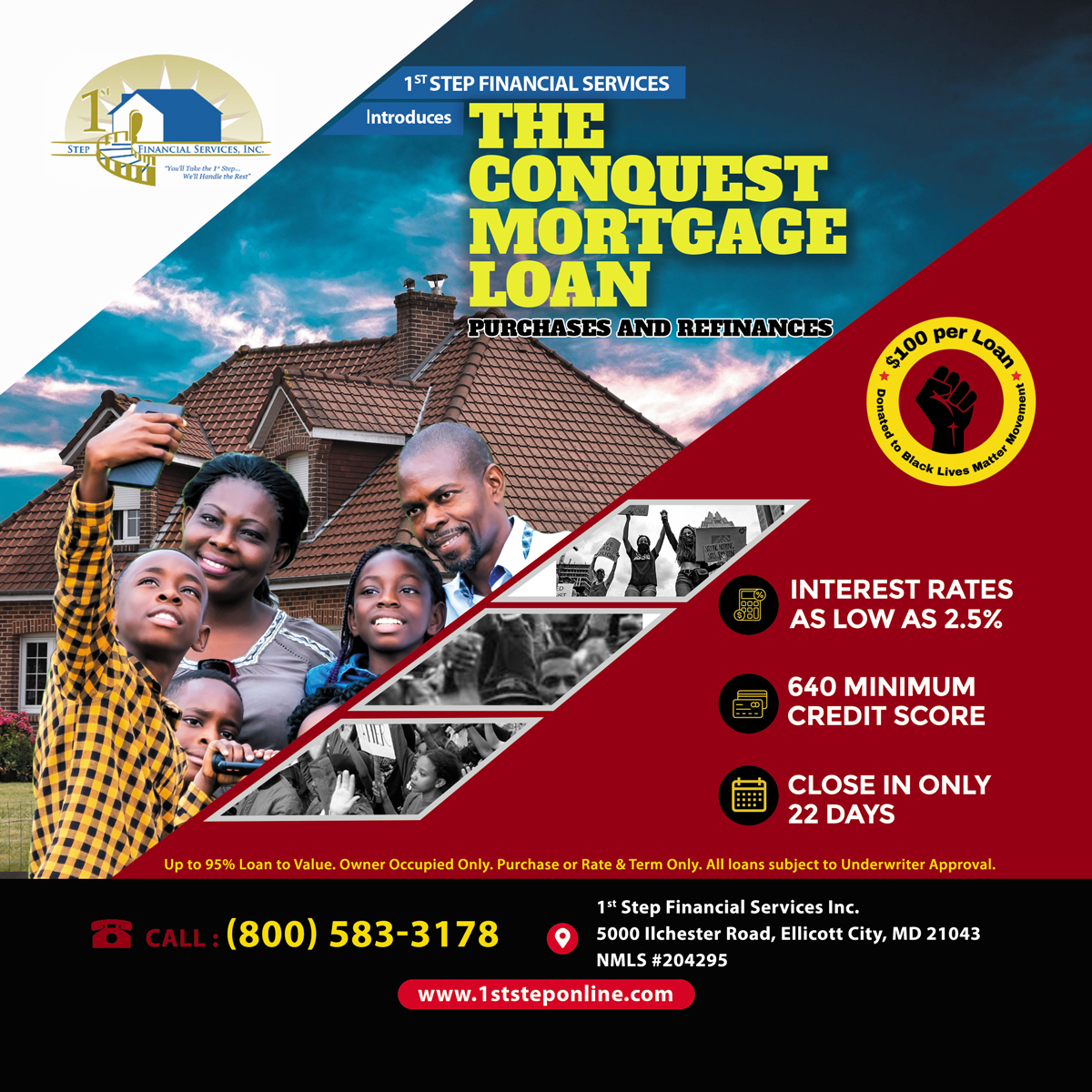 Flyer-Design von Aaron V für 1st Step Financial Services, Inc. | Design #24786394