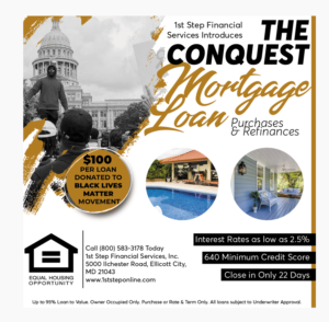 Conquest Loan Ad (8 x 8) | Flyer Design by Val brito