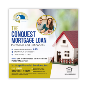 Conquest Loan Ad (8 x 8) | Flyer Design by ZeneFashions