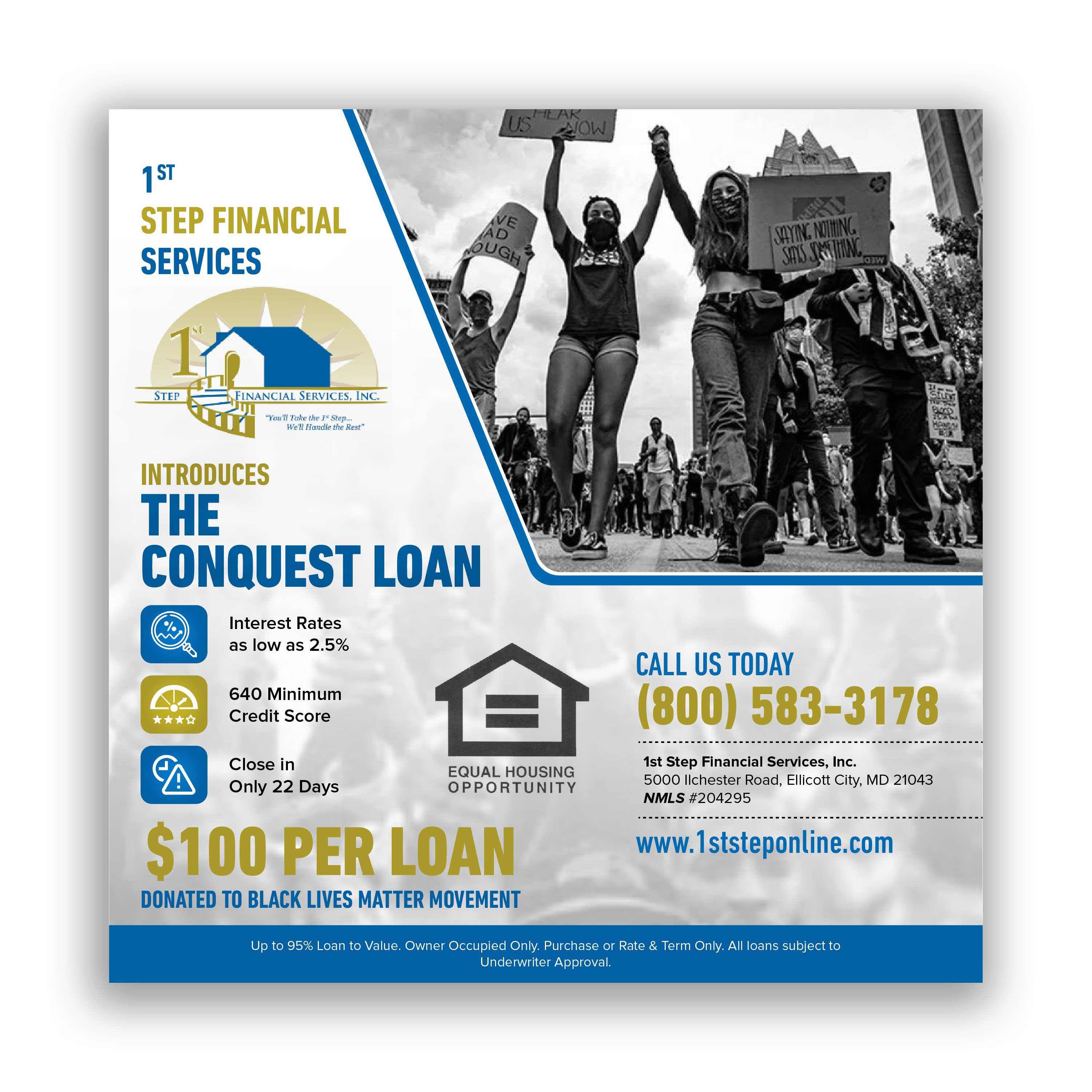 Flyer Design by Shumaila Kiran for 1st Step Financial Services, Inc. | Design #24715432