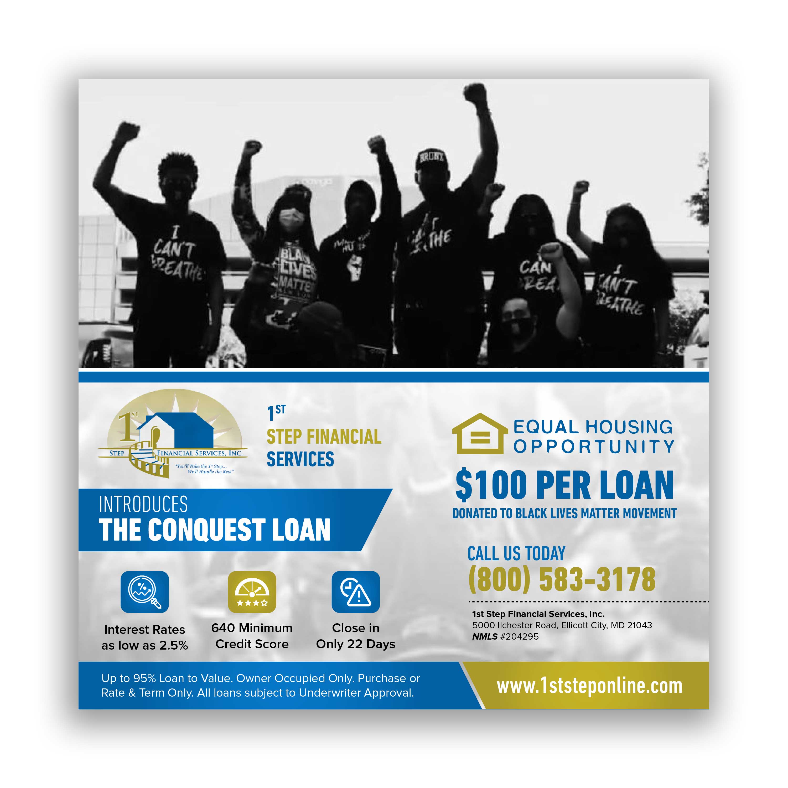 Flyer-Design von Shumaila Kiran für 1st Step Financial Services, Inc. | Design #24715434