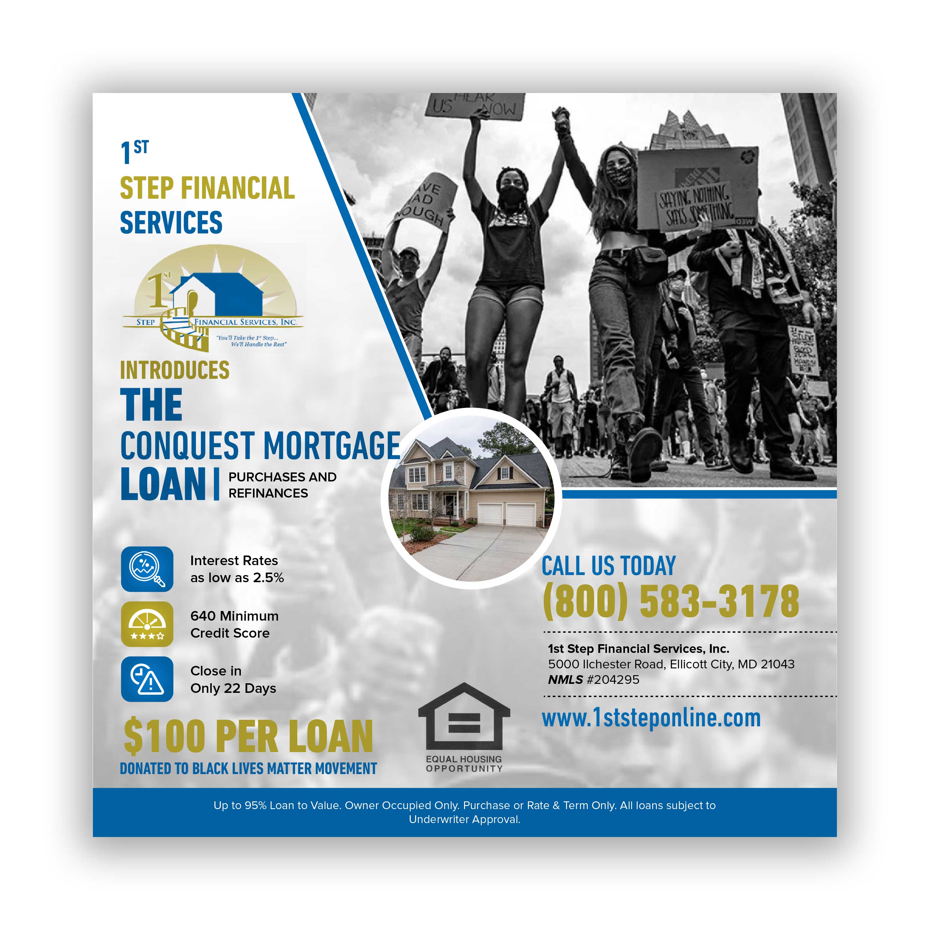 Flyer-Design von Shumaila Kiran für 1st Step Financial Services, Inc. | Design #24787867