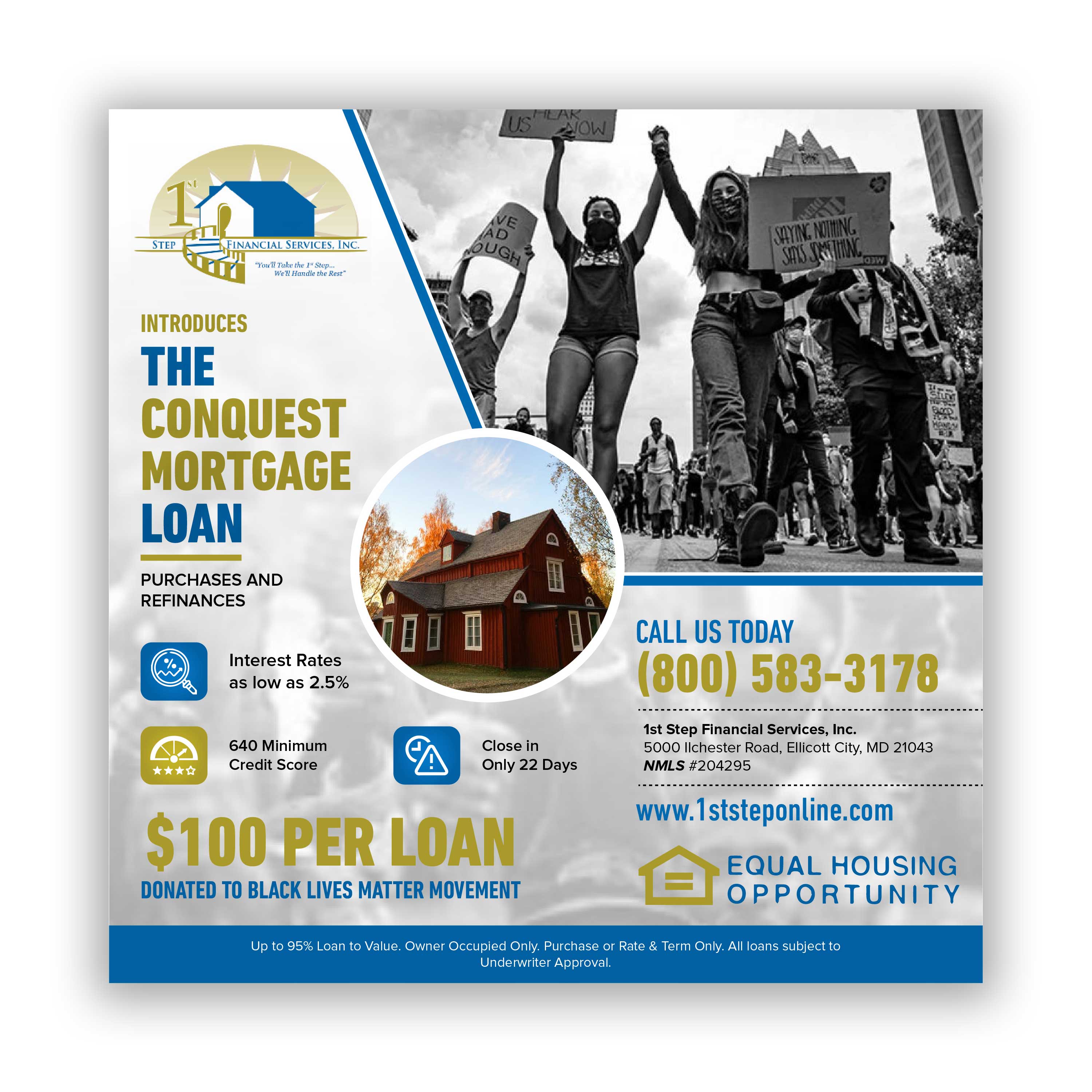Flyer-Design von Shumaila Kiran für 1st Step Financial Services, Inc. | Design #24787868