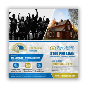 Flyer-Design von Shumaila Kiran für 1st Step Financial Services, Inc. | Design: #24787871