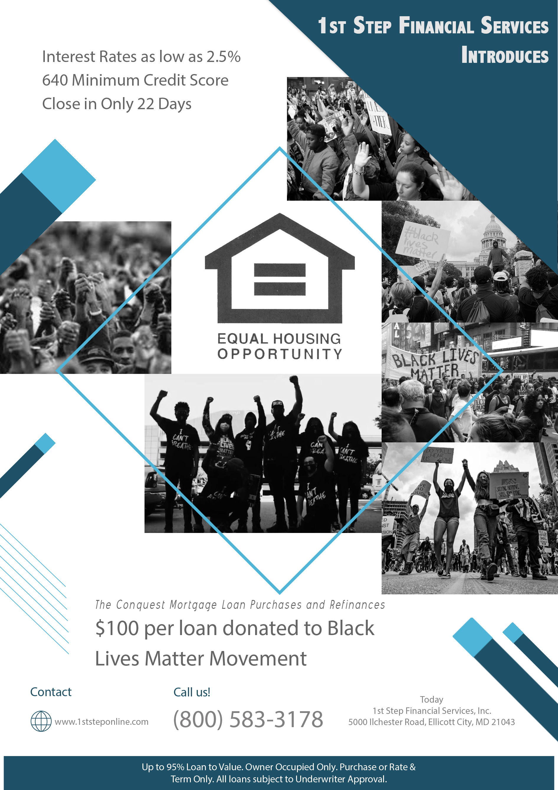 Design de Flyer par A+ Production pour 1st Step Financial Services, Inc. | Design #24791228
