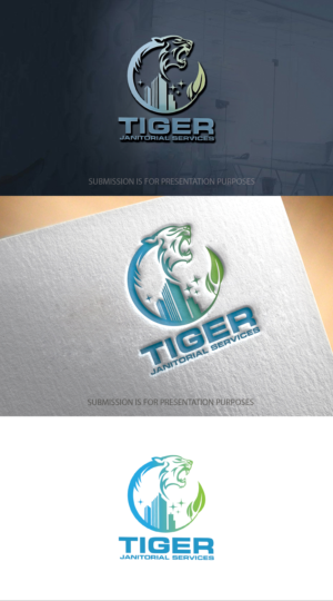 Tiger Janitorial Services | Logo Design by graphicevolution