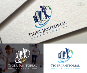 Tiger Janitorial Services | Logo Design by Dot Design 3