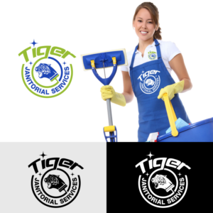 Tiger Janitorial Services | Logo Design by Rii