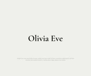 Olivia Eve | Logo Design by jnh