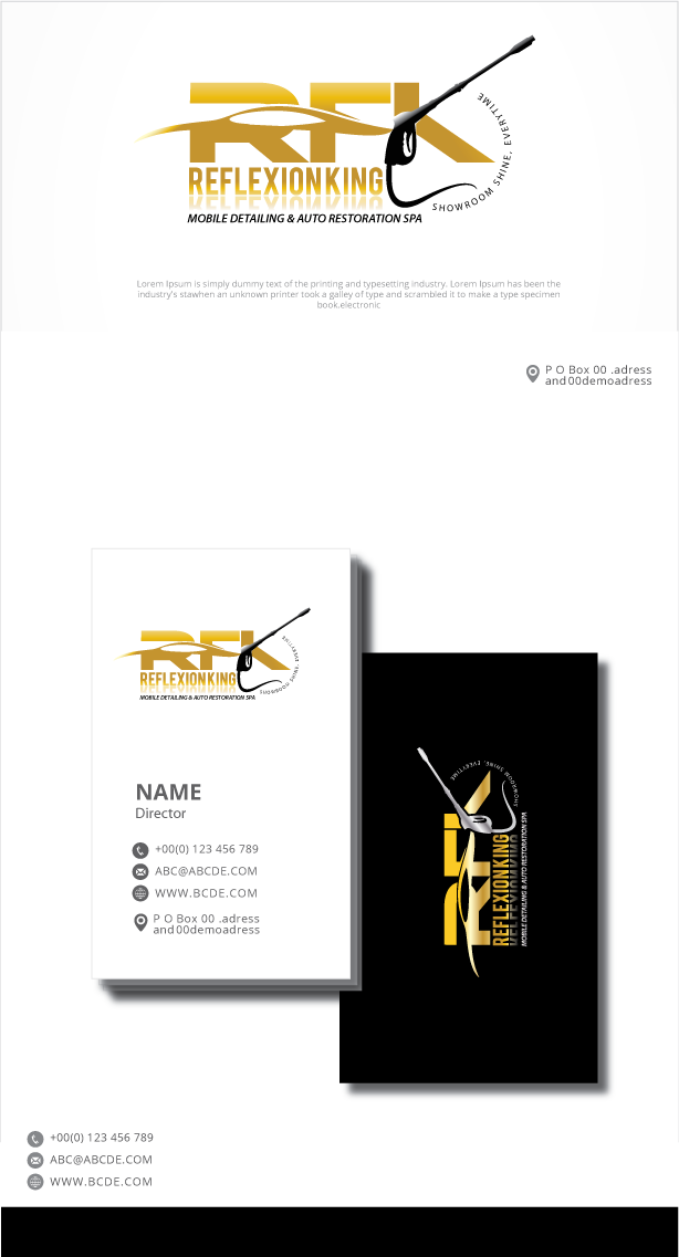 Logo Design by graphicevolution for Reflexion king | Design #24717081