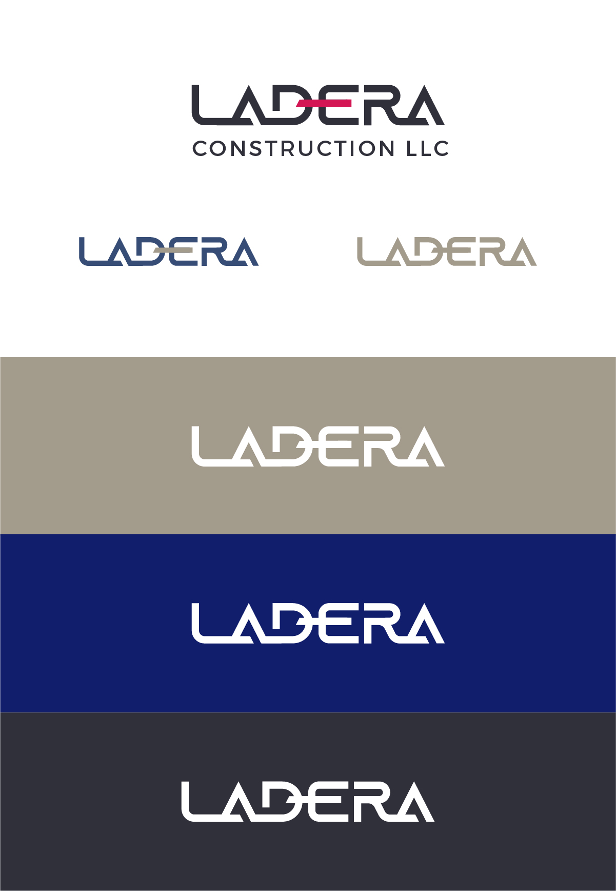 Logo Design by exoddinary for LADERA CONSTRUCTION LLC | Design #24827088