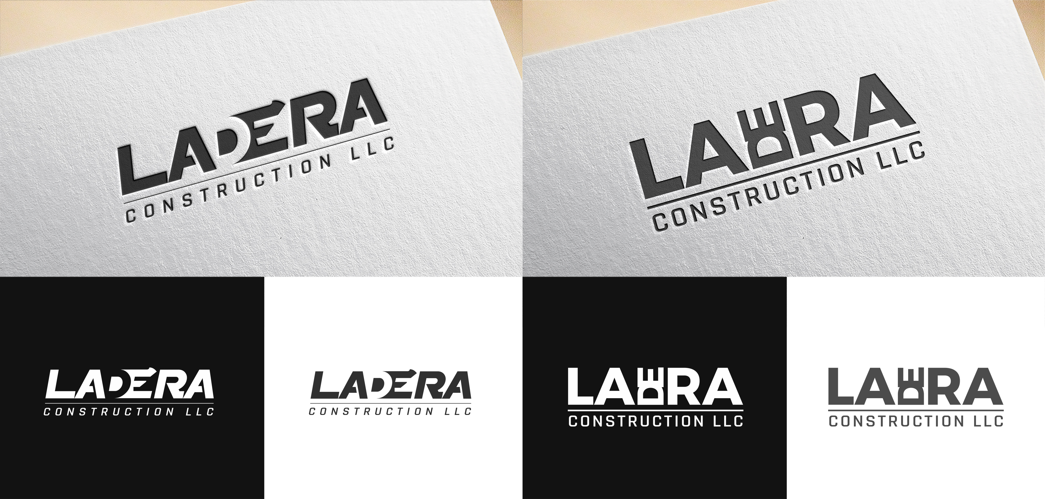 Logo Design by ARTOGRAPHY for LADERA CONSTRUCTION LLC | Design #24822619