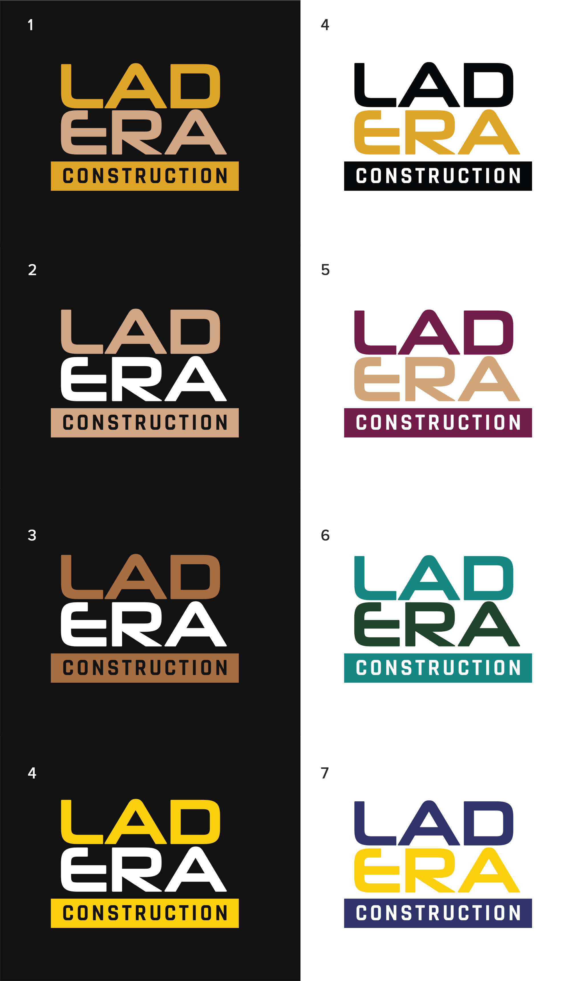 Logo Design by ARTOGRAPHY for LADERA CONSTRUCTION LLC | Design #24857890