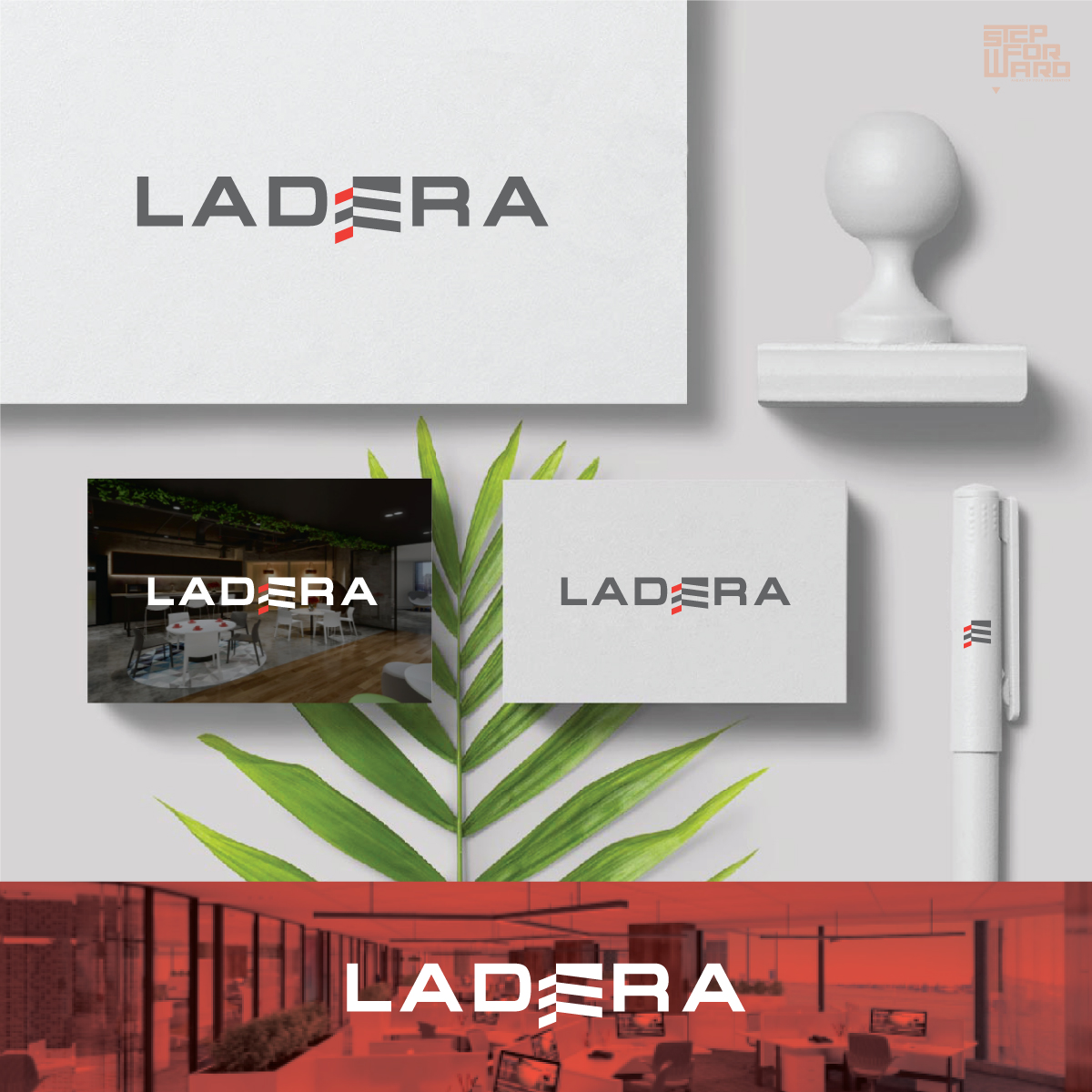 Logo Design by step forward 2 for LADERA CONSTRUCTION LLC | Design #24725676