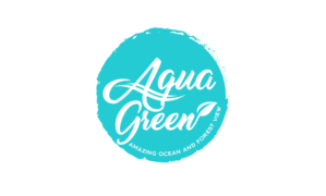 Aqua Green                              Amazing Ocean and Forest View | Logo Design by trufya