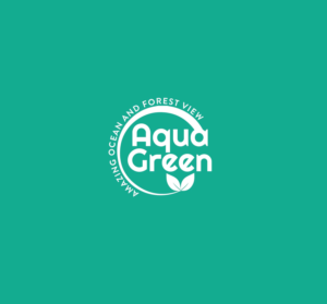 Aqua Green                              Amazing Ocean and Forest View | Logo Design by angelonyamu