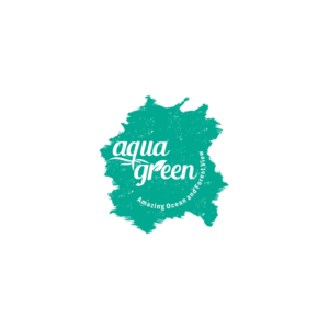 Aqua Green                              Amazing Ocean and Forest View | Logo Design by Rhibas