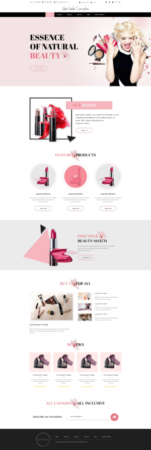 Web Design by Pram Shaw for this project | Design: #24755946