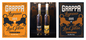 Design for schnapps bottle label 