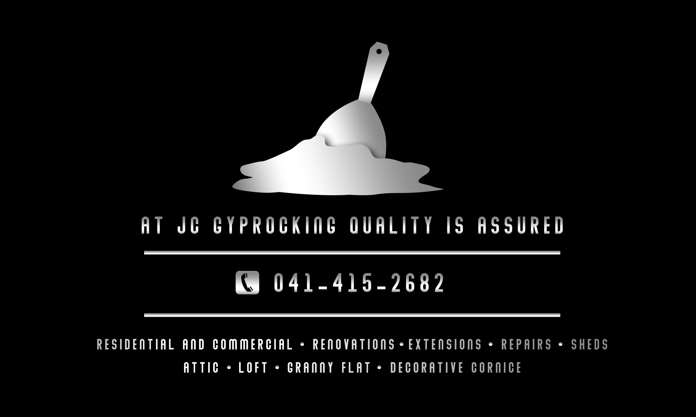 Logo Design by CKG for JC Gyprocking | Design #24735389