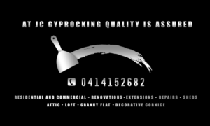 Logo Design by CKG for JC Gyprocking | Design: #24744742