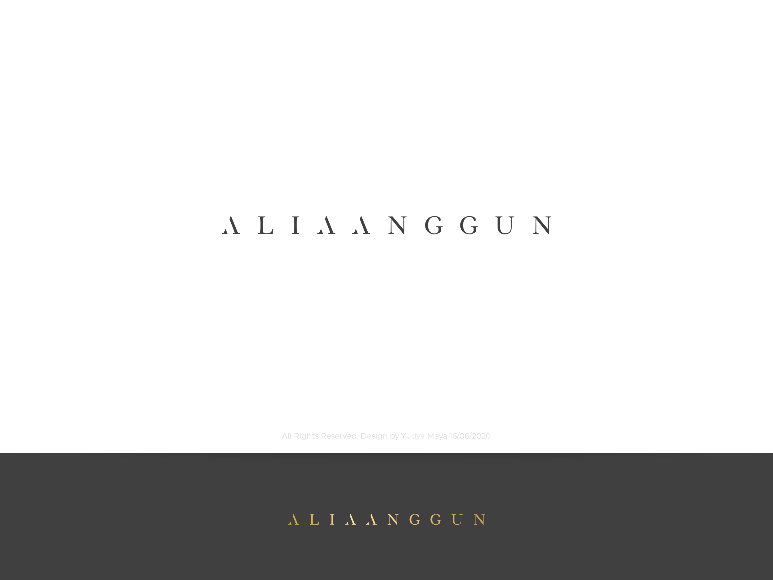 Logo Design by aftrmidnite for Alia Anggun | Design #24729166