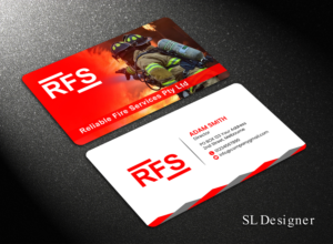 Reliable Fire Services Pty Ltd | Diseño de Tarjeta de Presentación por SL Designer