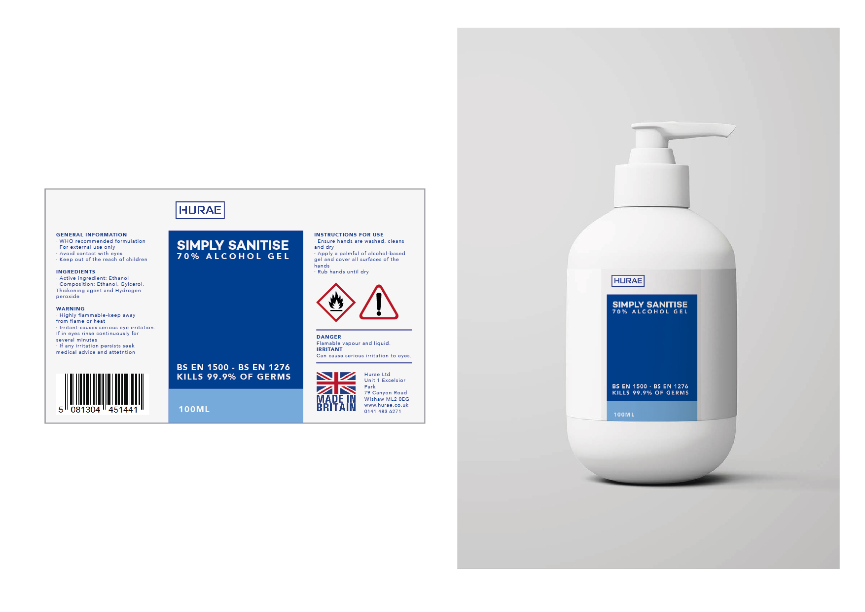 Label Design by DCARO for Hurae Ltd | Design #24729552