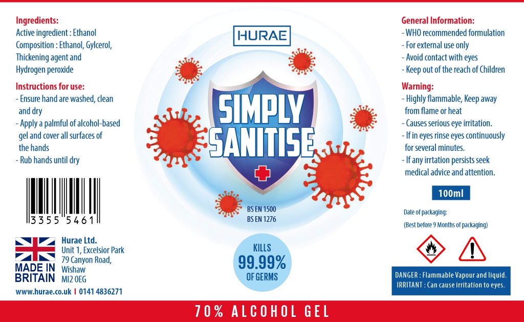 Label Design by DesignART for Hurae Ltd | Design #24729668