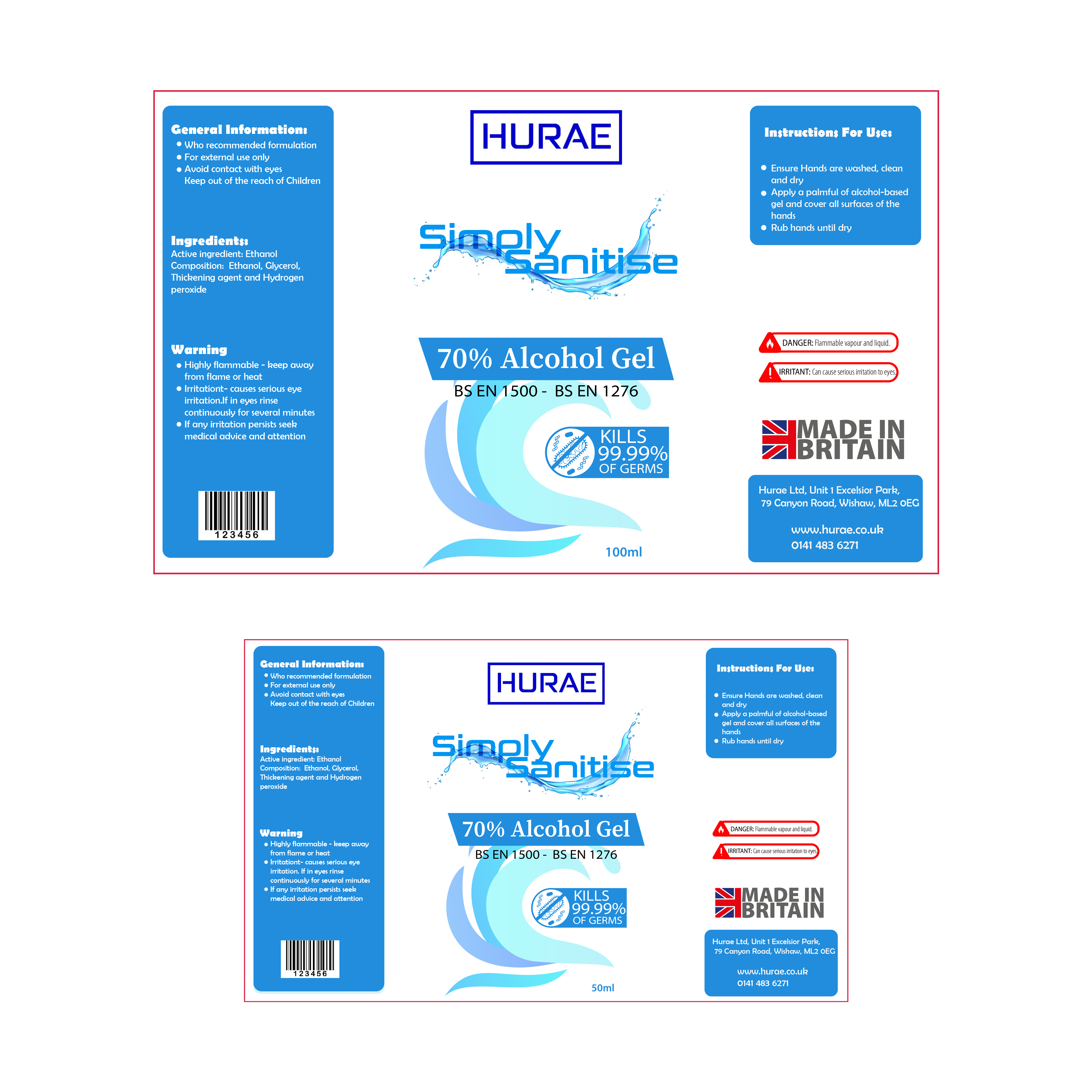 Label Design by arfka for Hurae Ltd | Design #24731161