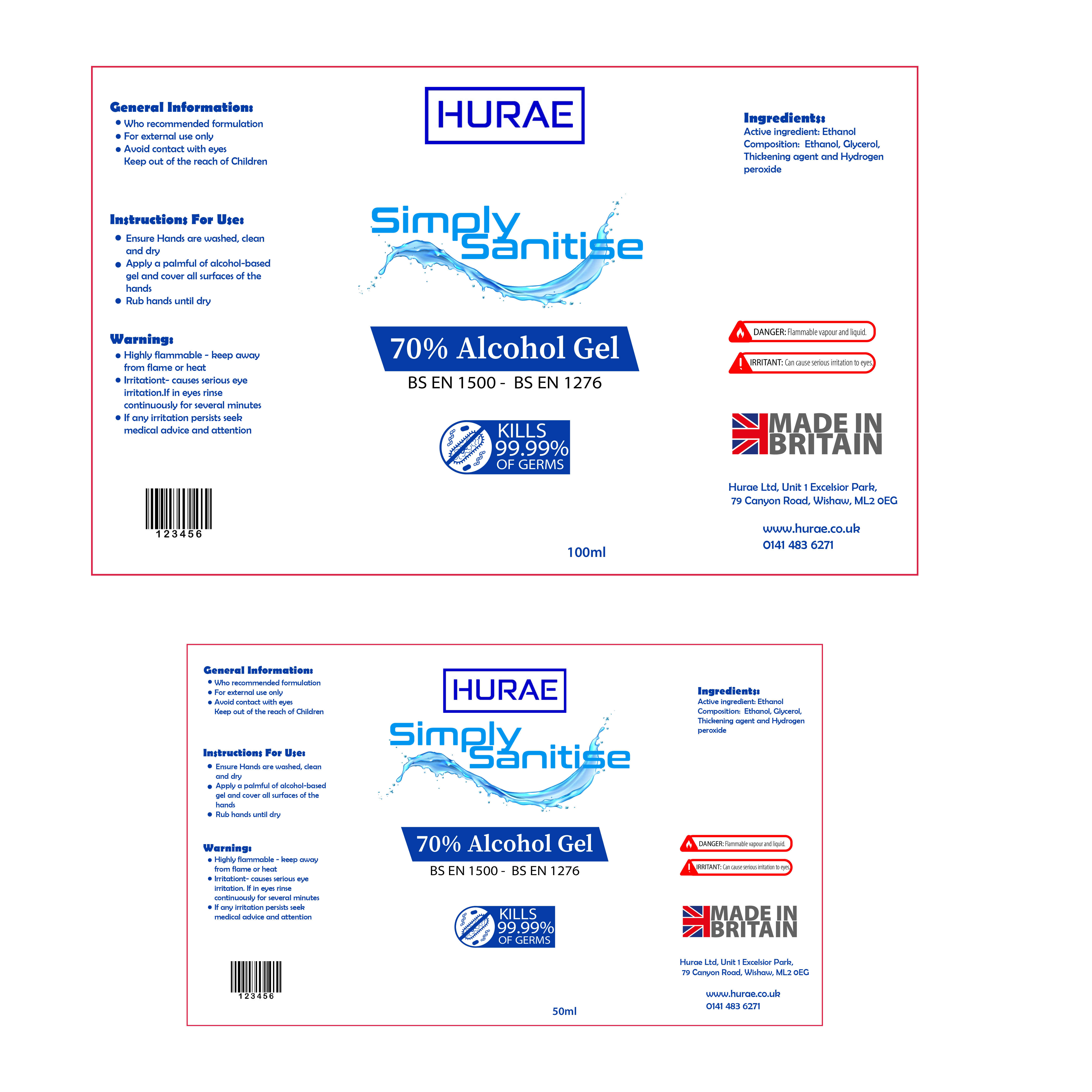Label Design by arfka for Hurae Ltd | Design #24735660