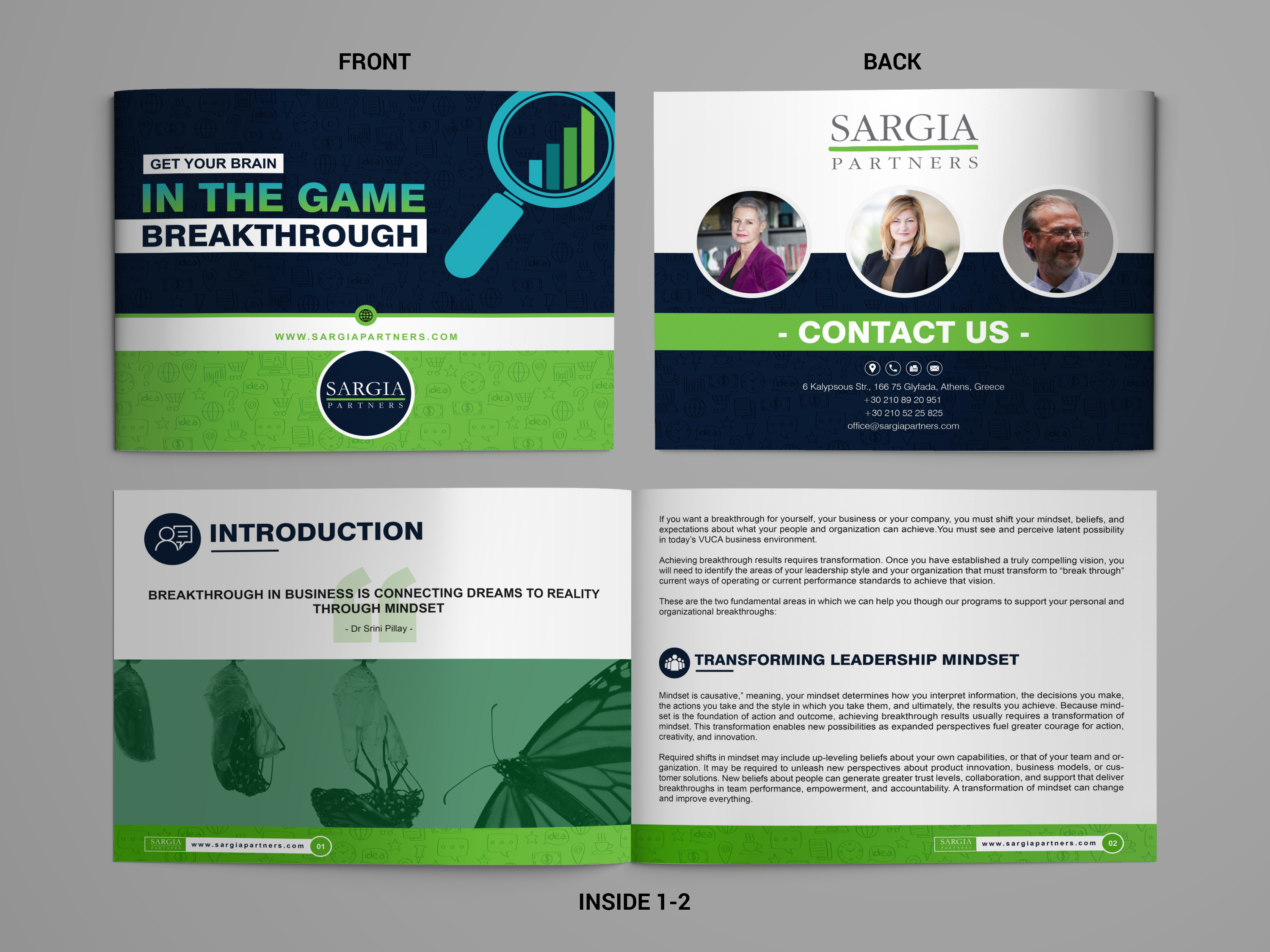 Brochure Design by SAI DESIGNS for CEO CLUBS GREECE | Design #24759254