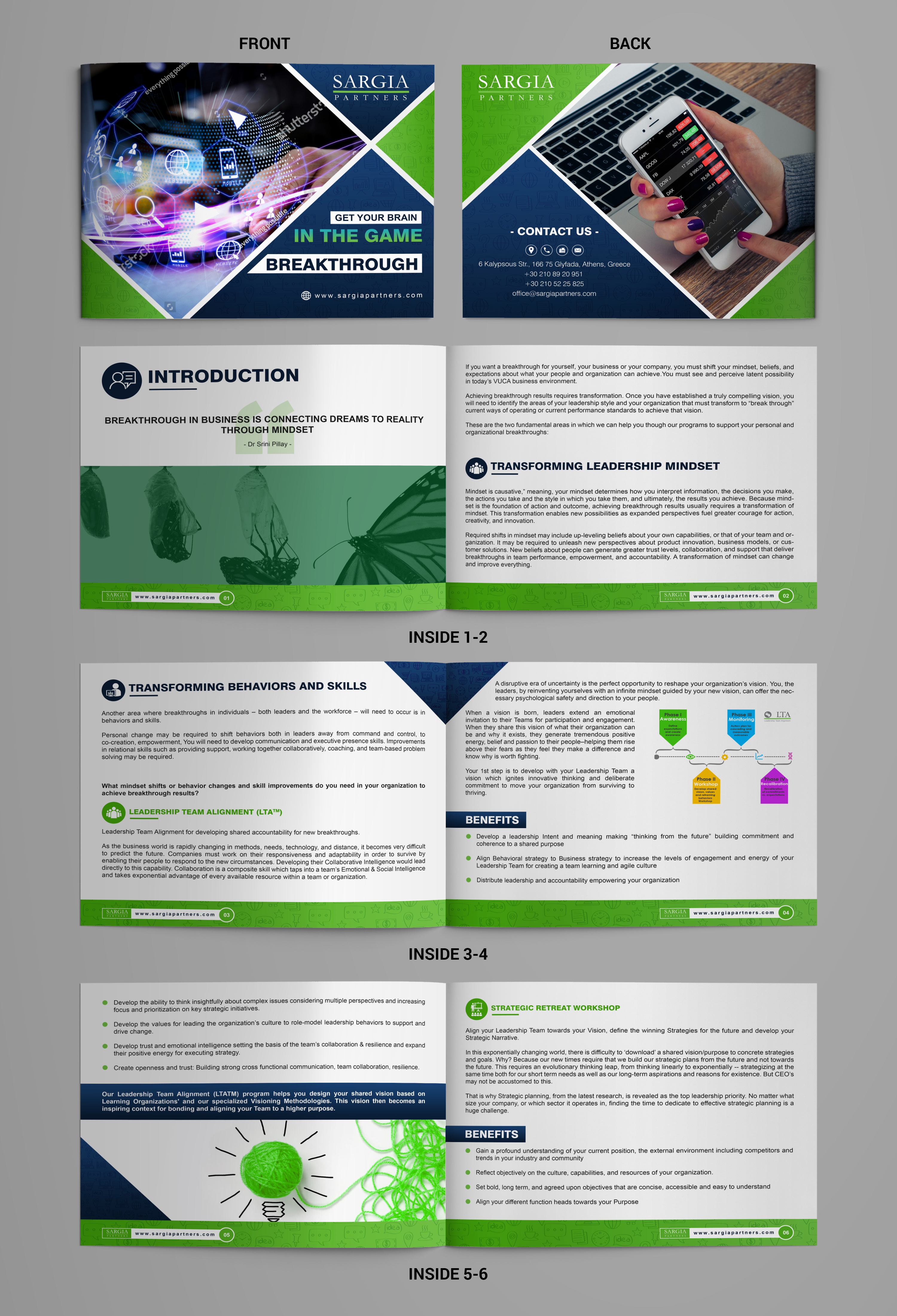 Brochure Design by SAI DESIGNS for CEO CLUBS GREECE | Design #24767987