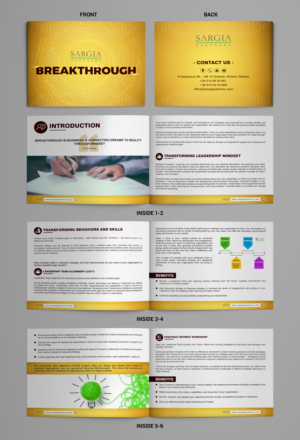 Broschüren-Design von SAI DESIGNS für CEO CLUBS GREECE | Design: #24845949