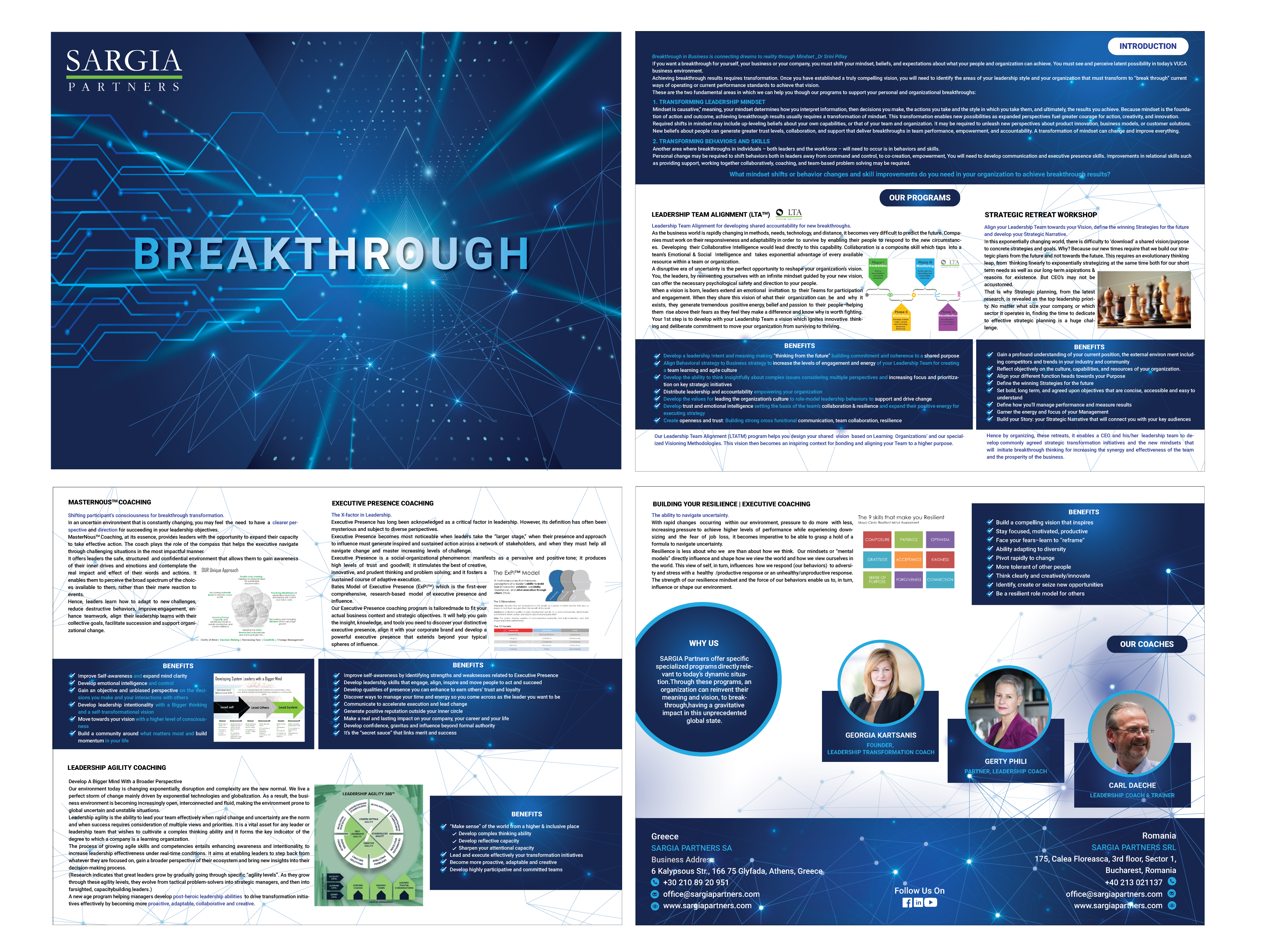 Brochure Design by Jesskurian for CEO CLUBS GREECE | Design #24799839