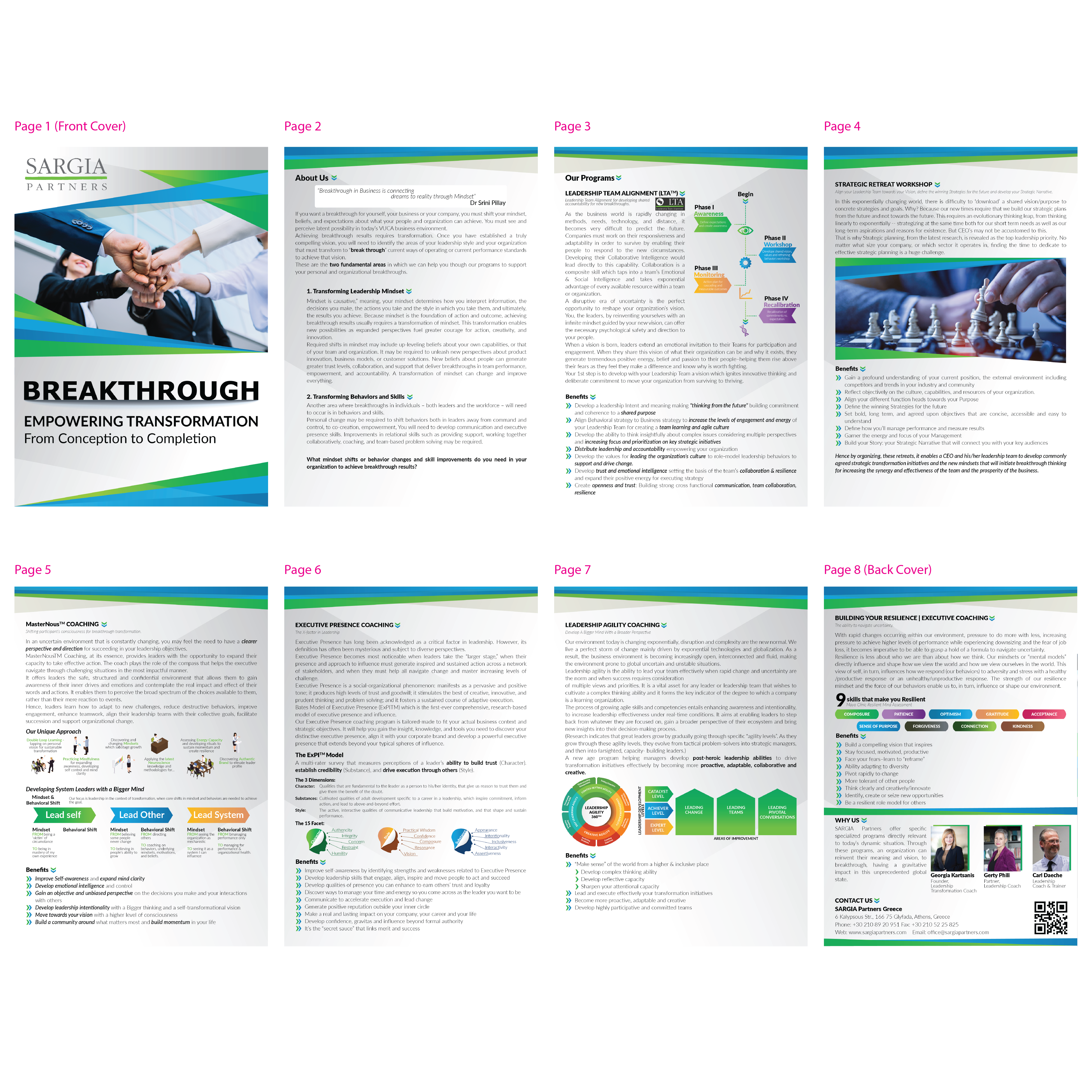 Brochure Design by Wilson 11 for CEO CLUBS GREECE | Design #24771745