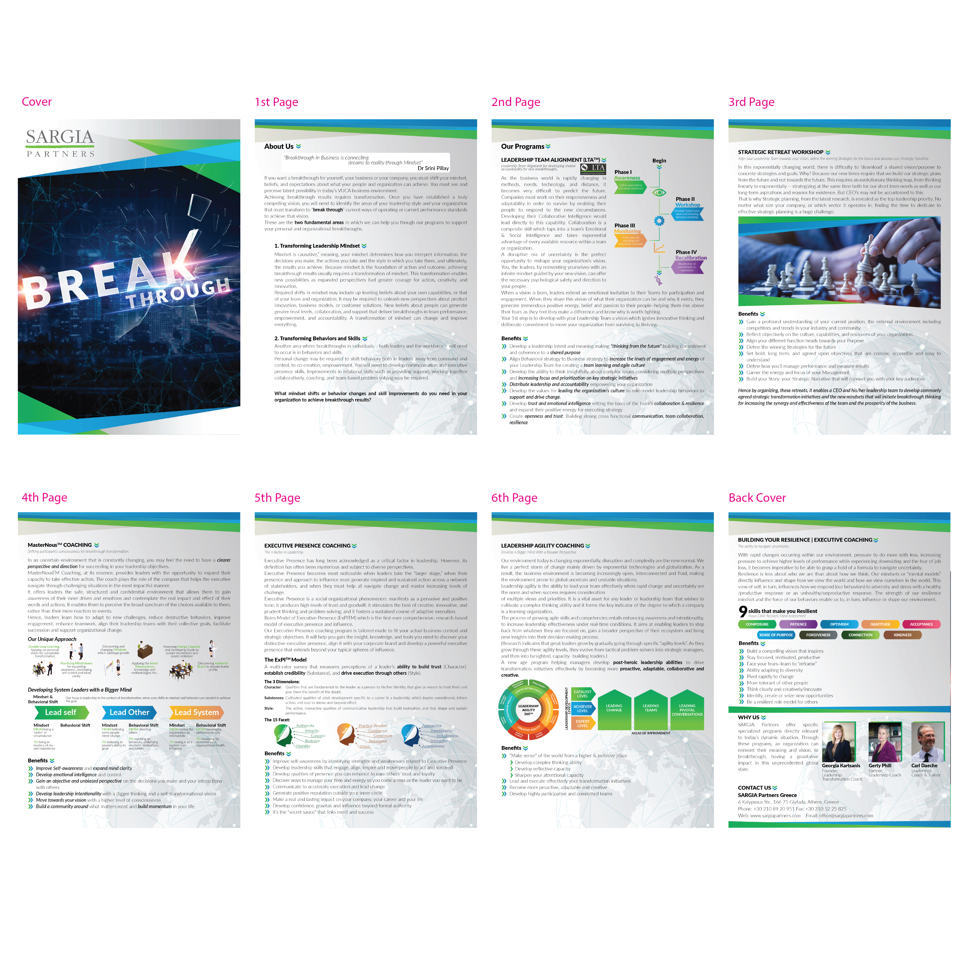 Brochure Design by Wilson 11 for CEO CLUBS GREECE | Design #24849515
