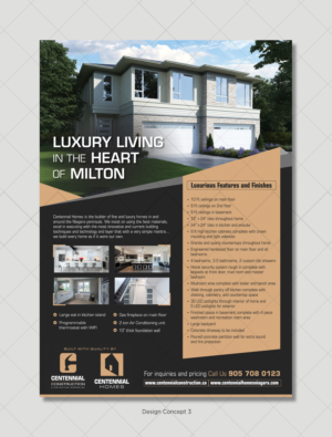 475 BRONTE ST SOUTH FEATURES AND FINISHES  | Diseño de Flyer por D Creative