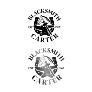 EST 1967 Blacksmith Carter | Design de Logo par sherman