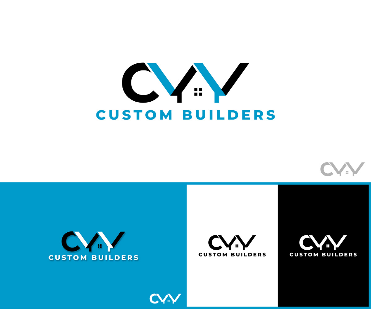 Logo Design by MoonFeather for CW Custom Builders LLC | Design #24724857