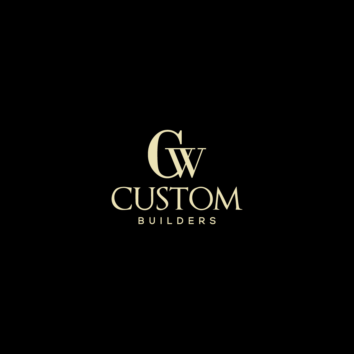 Diseño de Logo por creative.bugs para CW Custom Builders LLC | Diseño #24725633