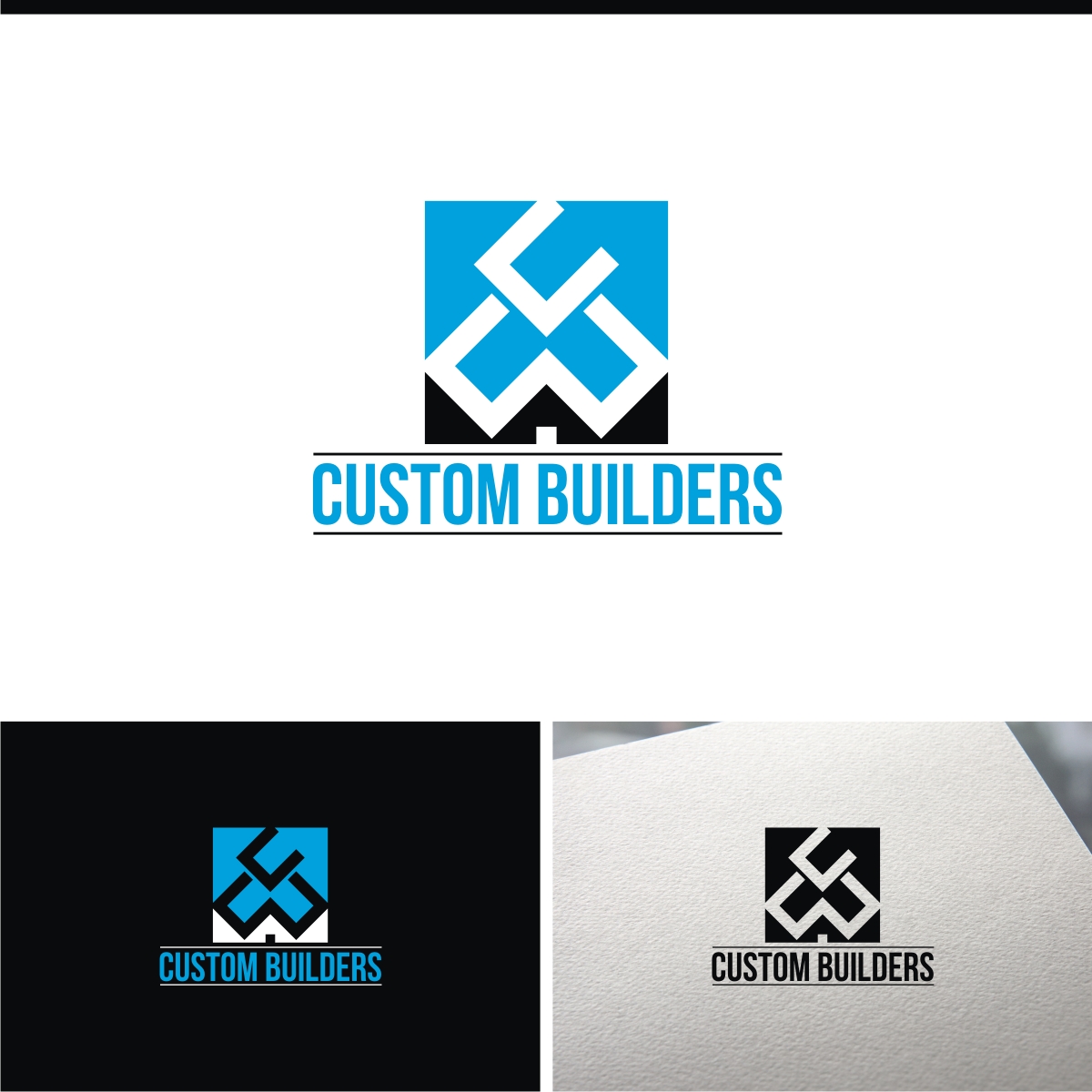 Diseño de Logo por e-graphics para CW Custom Builders LLC | Diseño #24724508