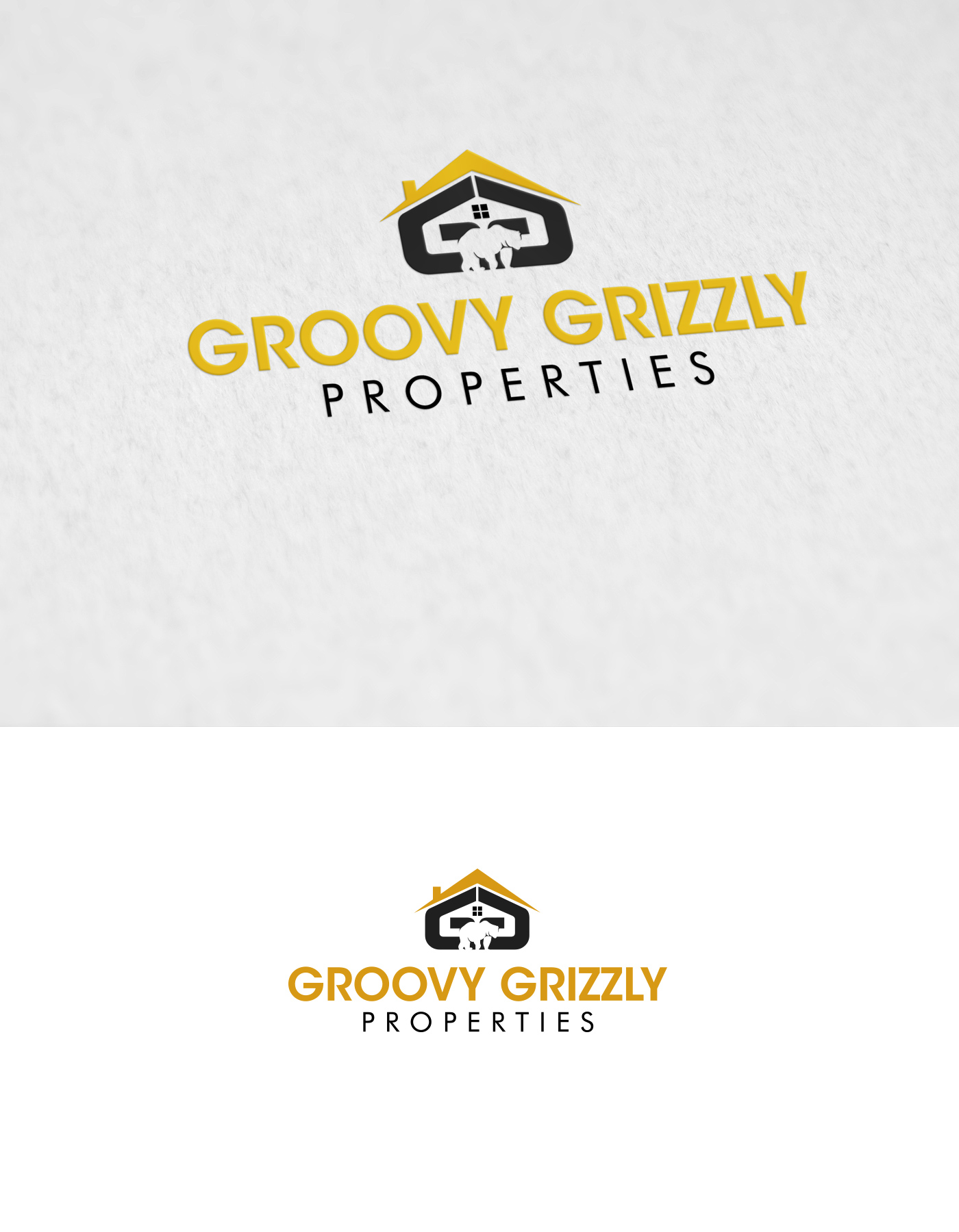 Design de Logo par sanalkumar pour Groovy Grizzly Properties | Design #24735330