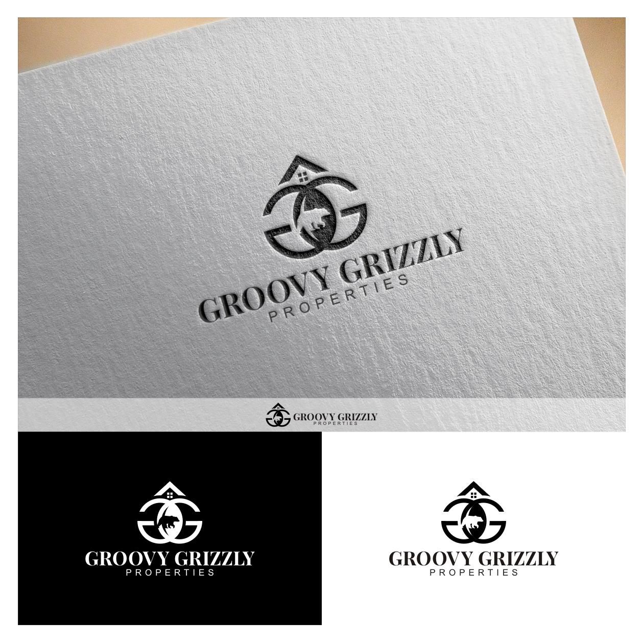 Design de Logo par momo57 pour Groovy Grizzly Properties | Design #24778421