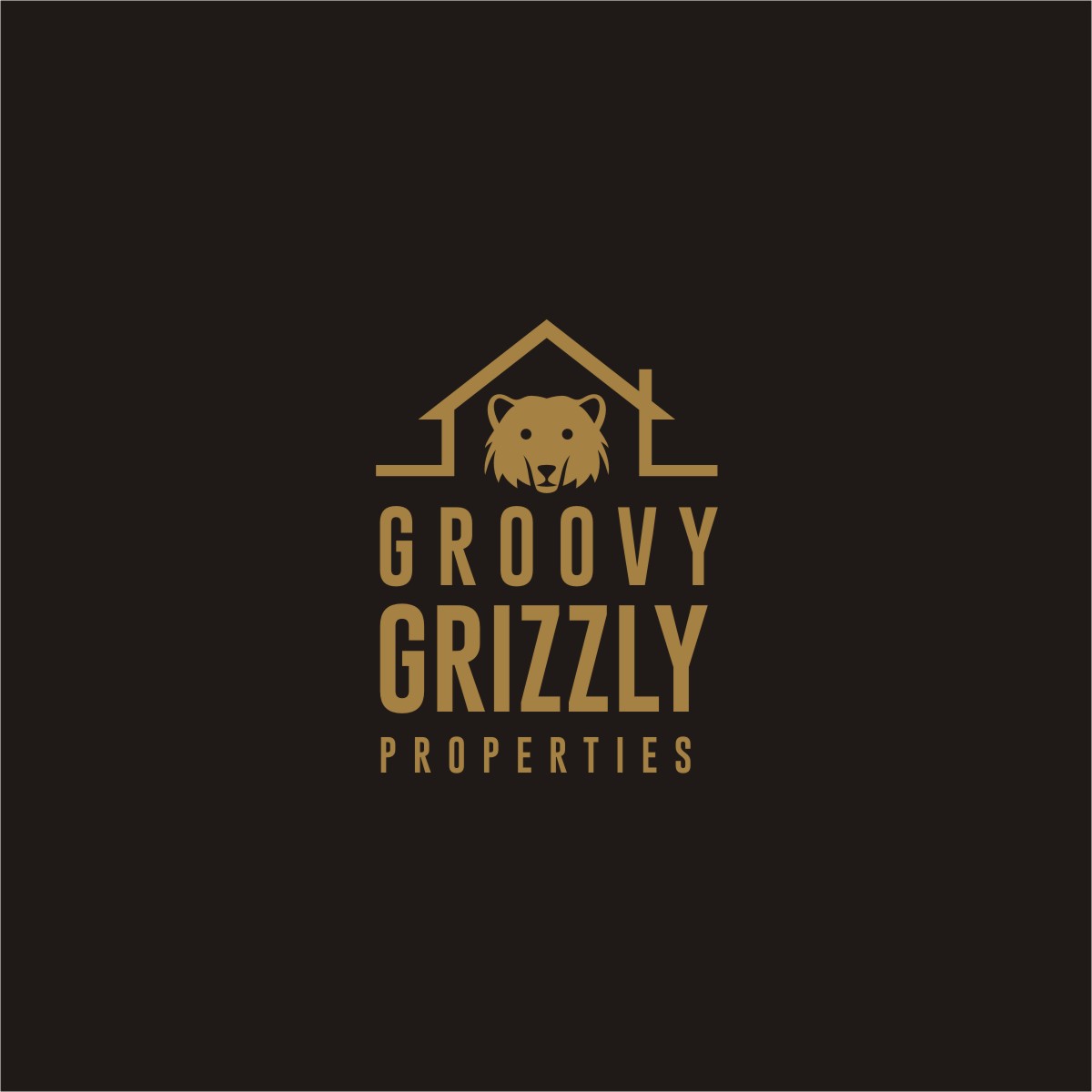 Logo Design by Kreative Fingers for Groovy Grizzly Properties | Design: #24757757