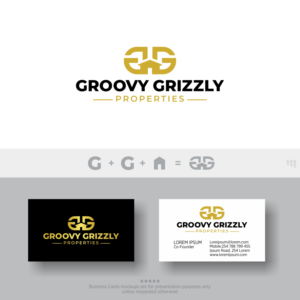 Logo Design by MBARO for Groovy Grizzly Properties | Design: #24787703