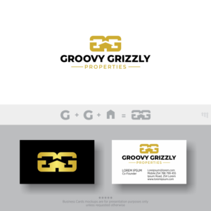 Logo Design by MBARO for Groovy Grizzly Properties | Design: #24787704