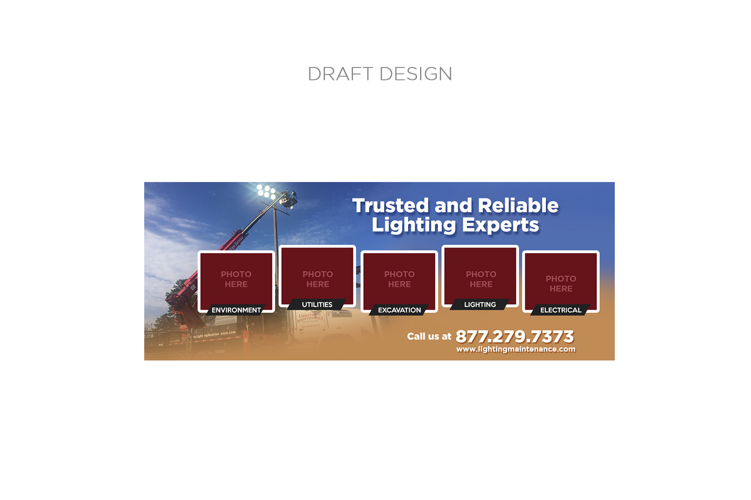Graphic Design by MDesigns ™ for Lighting Maintenance Inc | Design #24758136