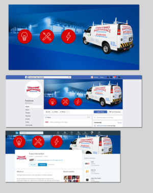 Linkedin and Facebook  | Grafik-Design von MNM